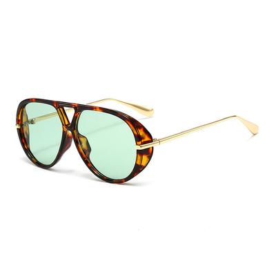 Neue Piloten-Sonnenbrille mit Metallrahmen, runde Sonnenbrille für Damen und Herren, kreisförmige Brille, Unisex-Modebrille