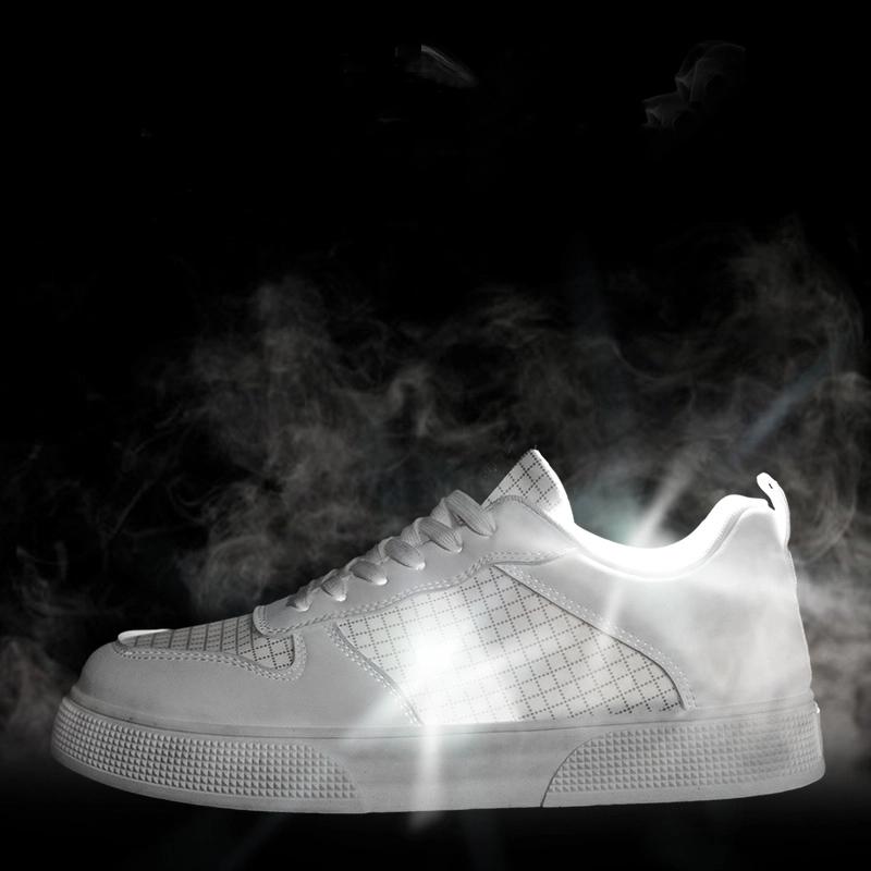 Fashion Green Men PU Leather Sneakers Man Breathable Fashion Vulcanized Shoes Zapatillas De Hombre Tenis for Men White Size 48