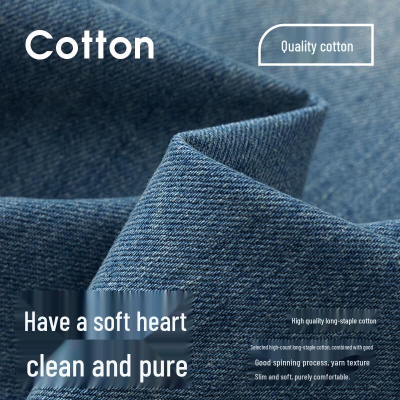 NVG·YOUNG Men's Retro Denim Lapel Jacket