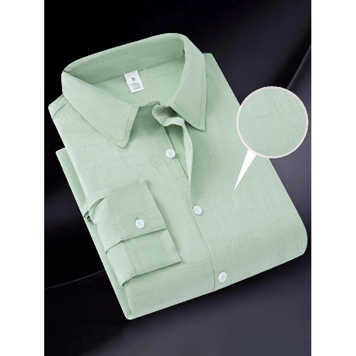 

Новая рабочая спортивная фитнес-весна с длинным рукавом и V-образным вырезом на пуговицах мужская повседневная рубашка поло с настоящим карманом деловая рубашка XXXL