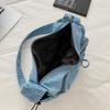 Denim Crossbody Bag Women's Underarm Bag Multi-Pocket Shoulder Bag