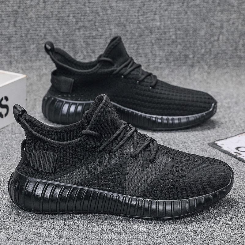 Breathable fly-woven men's shoes lightweight men's autumn mesh breathable trendy shoes mesh shoes