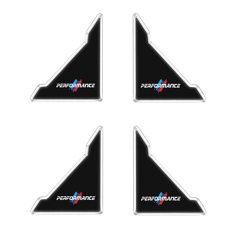 4Pcs Car Door Corner Cover Anti-Scratch Protection Sticker For BMW Performance F25 F26 F15 F16 E90 E91 E92 E60 E84 G22 G32 F13 WS4