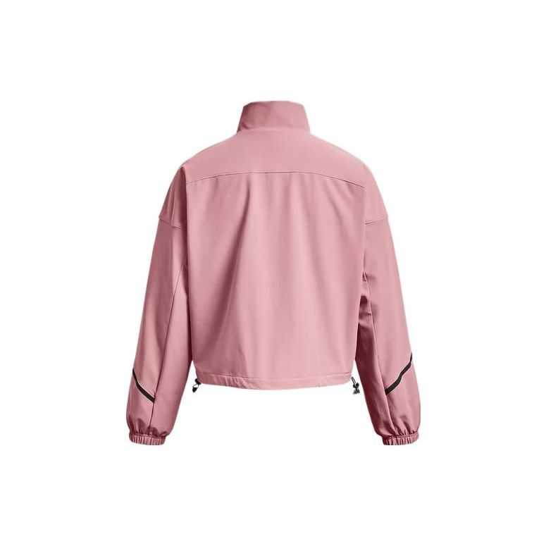 Under Armour Unstoppable Jacket Zip Collar Long Sleeve Jacket Women Jacket Essence-Pink 1374889-697
