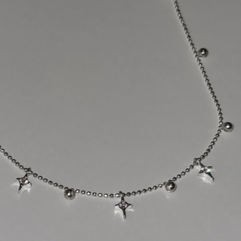 

Atelier Darin Planet Choker Necklace Platinum plating (925 silver)