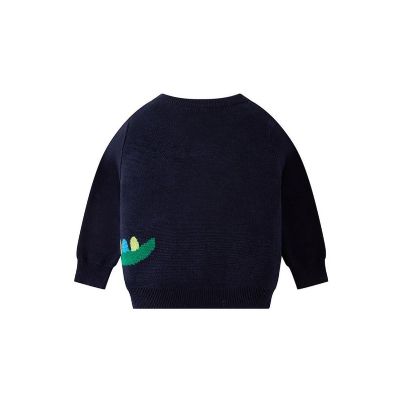 Autumn and Winter Dinosaur Clothes Pullover Sweater Pure Cotton Children's Clothing