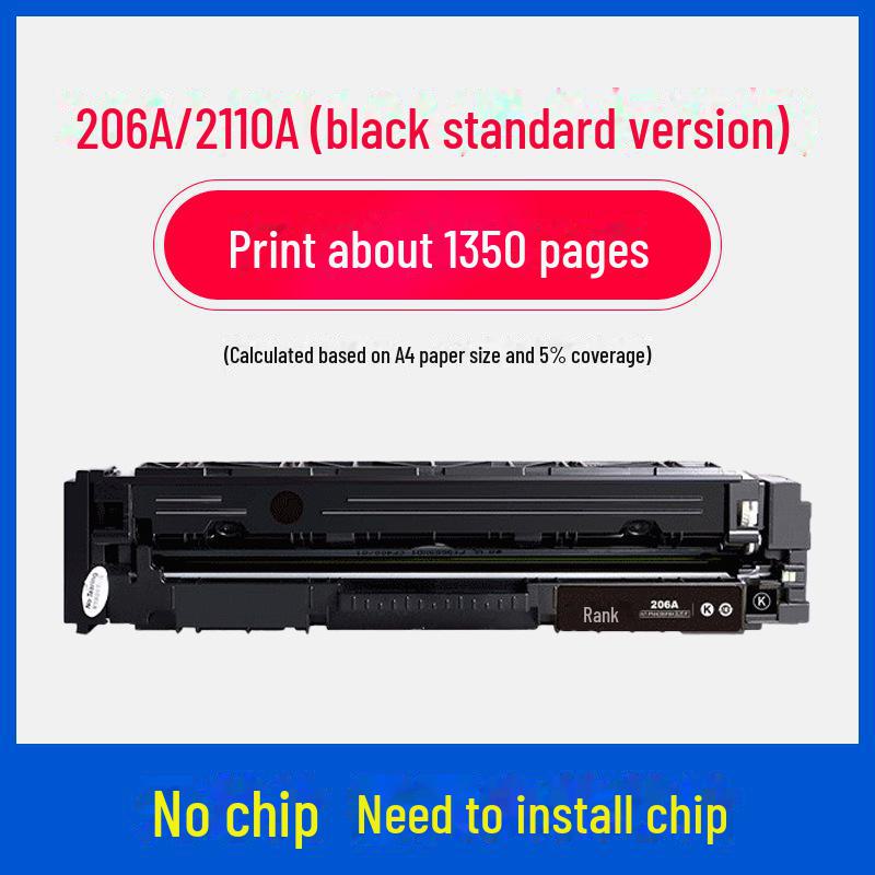 Gezhige 206a Toner Cartridge for HP: Compatible with M283fdw, M255dw, M255nw, M282nw, M283n Models.