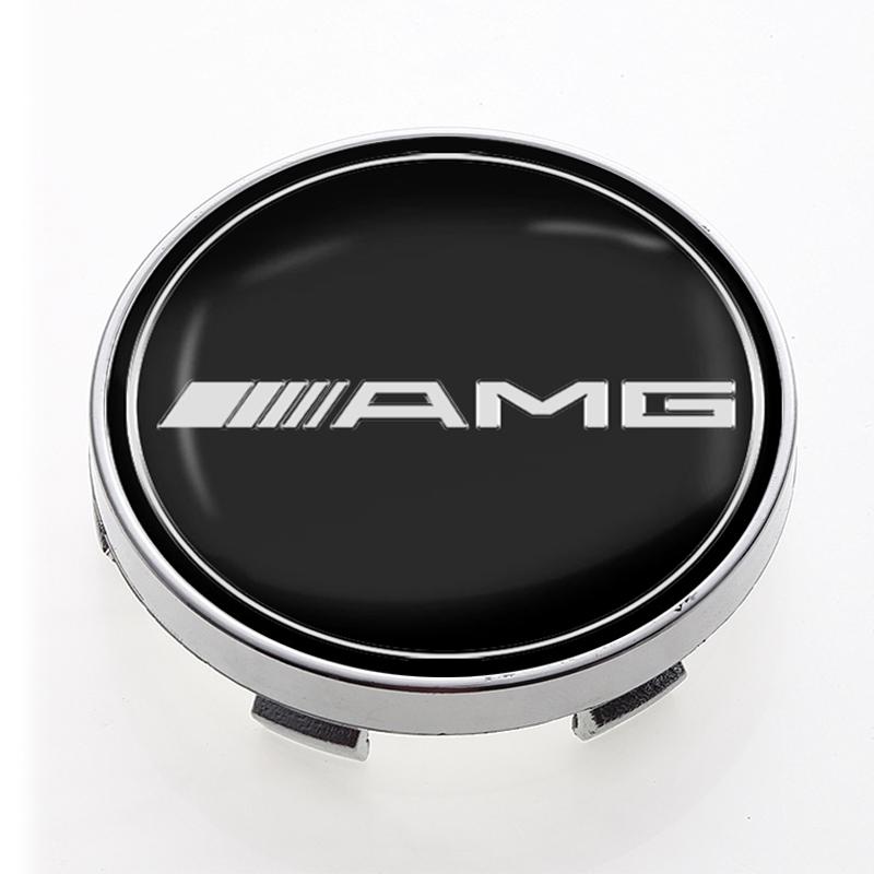 For Mercedes Benz AMG GLE GLS GLC CLA GLB ML C500 C200 C300 W204 W206 W205 W212 W203 Car Wheel Center Hub Cap Car Rims Dust-proof Cover Hubcapss