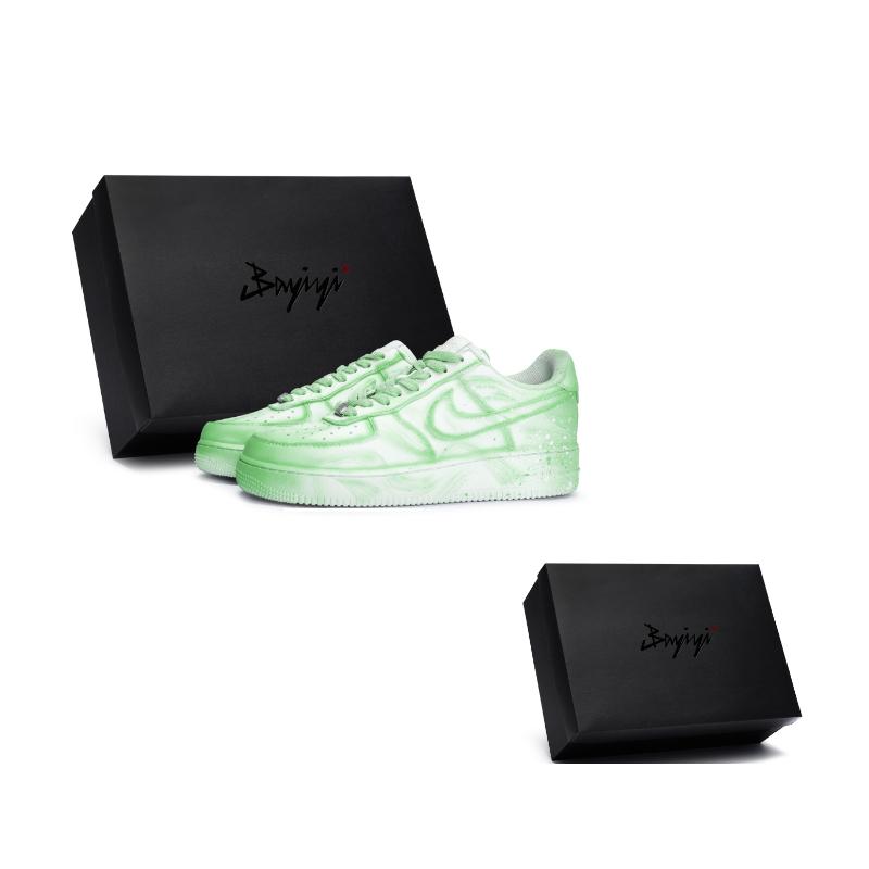 

Nike Air Force 1 Slip Resistant Low top Skateboard Shoes Unisex White Green CW2288-111(Team80-SBOX) 38.5