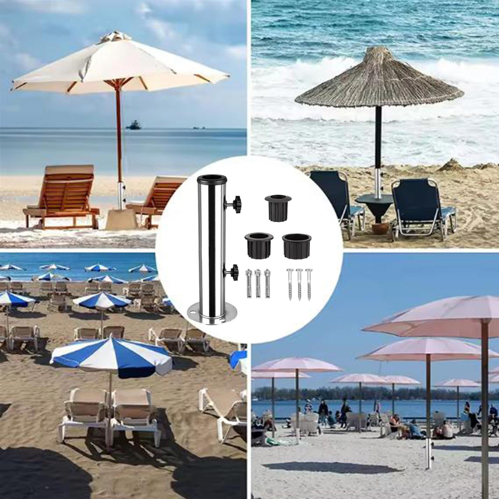 

Основание-кронштейн для подставки для патио-зонтика, Кронштейн для трубы зонта, Подставка для улицы, 3 hole base