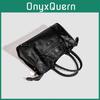 Abg Punk Rock Shoulder Bag With Large Capacity And Top Handle For Casual Outings