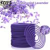 Lavender Spiral Incense for Relaxation - Long Burning, Ideal for Outdoor Use