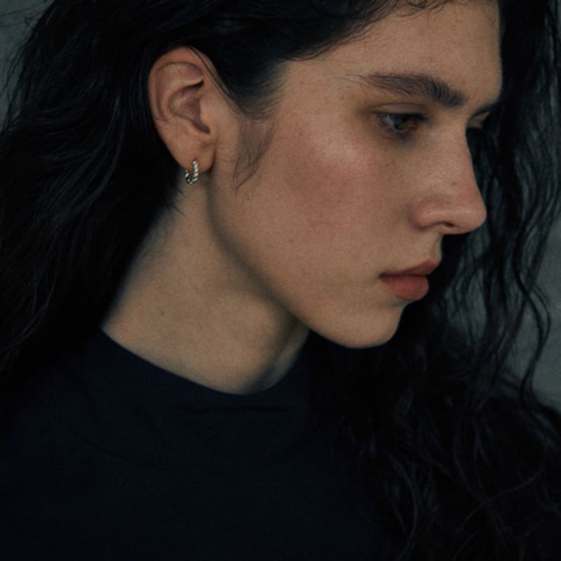 verte [925 silver] Deux.silver.195 / bout earring (silver)