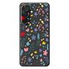 For Samsung Galaxy A36 5G Case Colorful Flower Branches Pattern Printing Straight Edge TPU Phone Back Cover