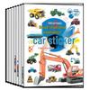 Baufahrzeuge Stickerbuch für Kinder - Puzzle & Spielset für Auto-Enthusiasten