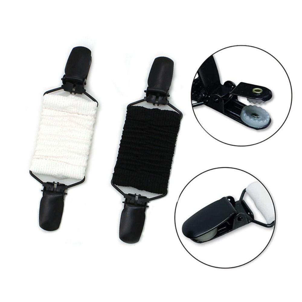 Durable Cardigan Collar Clips Knitted Elastic Belt Dress Clips Back Cinch  For Women Kids