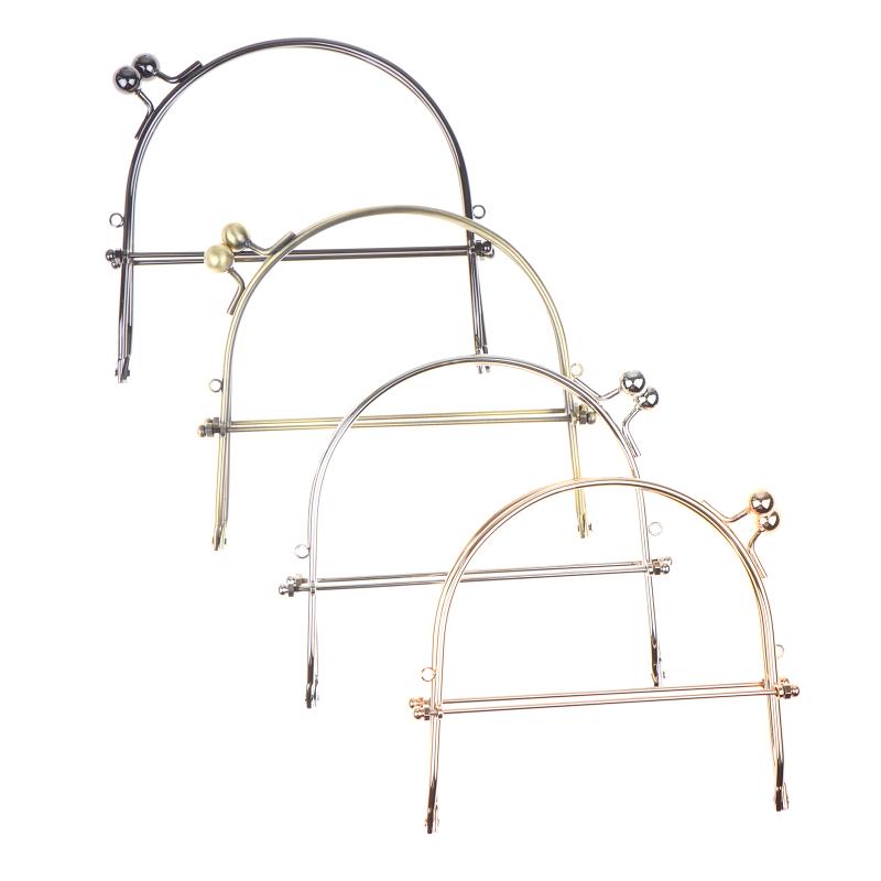15cm Handtas Clutch Frame Metalen Frame Kussensluiting Tas Portemonnee Handvat Handtas Portemonnee Schroefbeugels Doe-het-zelf Tas Accessoires
