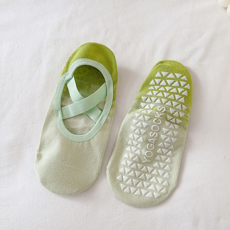 

Dopamine Fitness Exercise Gradient Knee Socks Yoga Socks Gradient Matcha Green 1 pair 34-size 39