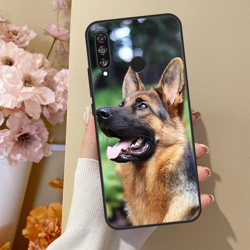 German Shepherd Dog For Huawei Nova 10 SE 9 3i 7i 8i 11i 12i Y73 Y90 Y70 Y72 Y61 Y91 P60 Pro P40 P30 Lite Case