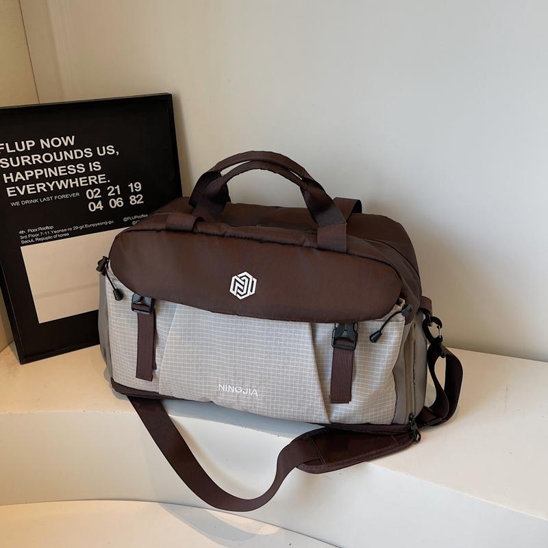 Short Distance Travel Bag Men Women Large Capacity Hand Luggage Bag Sports Fitness Bag