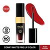 FACESCANADA Comfy Matte Pro Liquid Lipstick - Rust Raisin 02, 5.5 ml | 10HR Longstay | Intense Color | Macadamia Oil & Olive Butter Infused