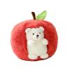Apple Hedgehog Plush Toy Doll Removable Apple Nest Cute Steal Throw Pillow Couple Girl Gift