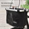 ACRUNU Waterproof Front Basket for Mountain Bike & Electric Scooter - Commuting Foldable Aluminum Alloy Handheld Basket