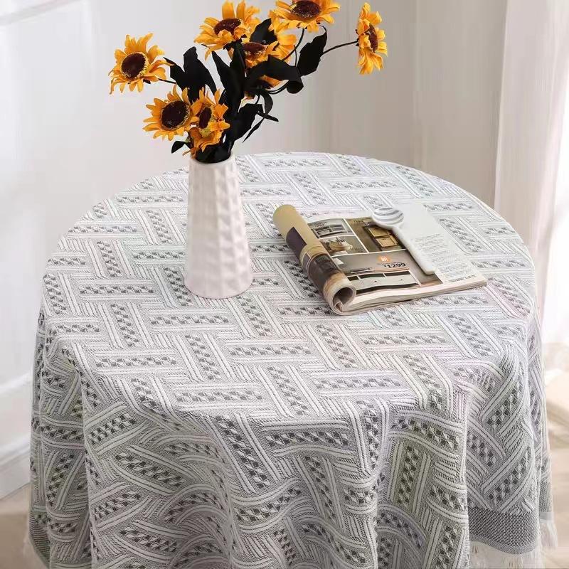 Tablecloth White Thickened Versatile Dormitory Dressing Table Dust-Proof Photography Background Cloth Picnic Dessert Table Mat