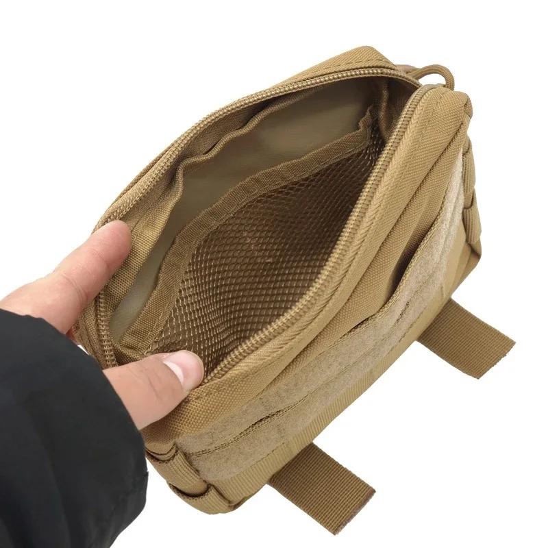 Pouch EDC Tool Storage Kit with Molle System Multifunctional Mobile Phone Case Bag for Hunting Exploration Hike