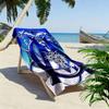 l'Oheme Logo Print Beach Towel, Large Soft Quick Dry Towel for Beach Camping Swimming