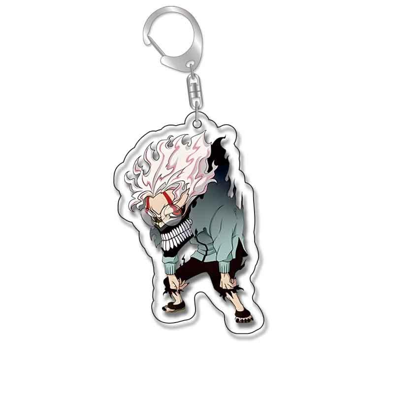 

Momocute Cute Anime Acrylic Figures Keychain Boku No Hero Academia Children Gift Bag Charms Acrylic Pendant Bag Key Ring