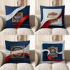 2D Ramadan Kareem Pattern Decorative Throw Pillow Pattern Cushion Cover Suitable For Sofa Bedroom Car Pillow Cover