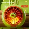 Summer Handheld Mini Fan, Children's Cute Cartoon Watch, Small Fan, USB Charging, Portable Fan, Three Speed with Light Gift
