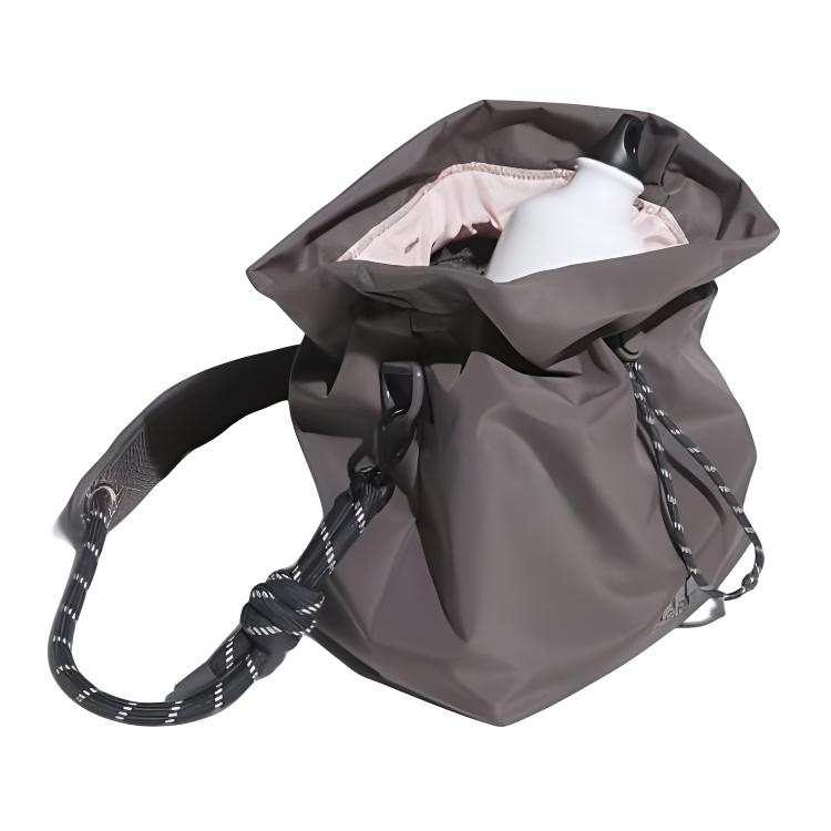 Adidas Polyester Crossbody Bag, Shoulder Bag Small Unisex Charcoal IT2033