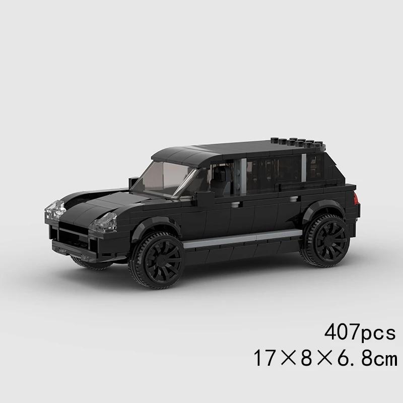 MOC Mașină Off Road Super Curse SUV Model Vehicul Blocuri de Construcție Viteză Raliu Sport Cărămidă de Curse Cadou de Crăciun Jucărie Tehnică de Oraș