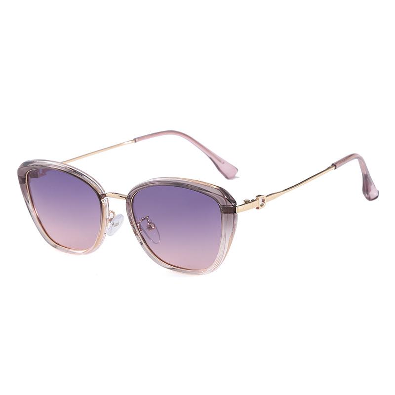2026 Women's Trendy High-End Cat Eye Polarized Sunglasses - Slimming Effect & UV Protection
