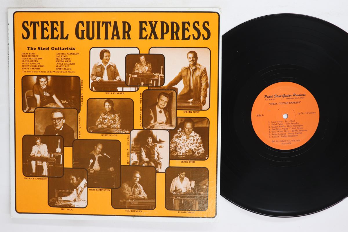 

LP Record VARIOUS Steel Guitar Express LPNO14COMBO PEDAL STEEL GU US CountryFolk Used