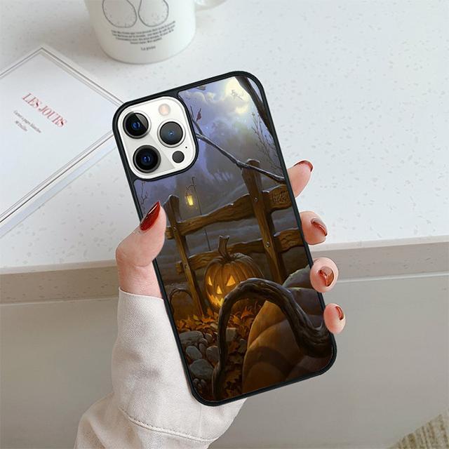 

Halloween Night Phone Case For iPhone 17 Air 14 15 16 13 12 Cover For Apple 14 15 16 Pro Max 6S Plus Coque iPhone 11