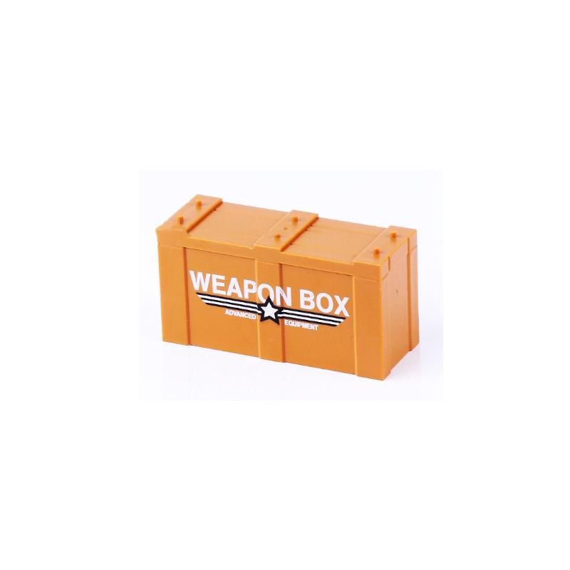 Military Building Blocks Accessories Soldier Figures Weapons Box Rifle Submachine Gun AKM Shield Mini Brick Toy K003 Gift