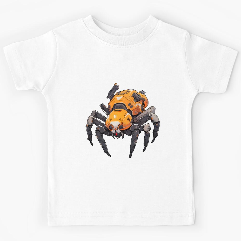 Anime Robot Spider Illustration | Sci-Fi Manga Art Kids T-Shirt 130