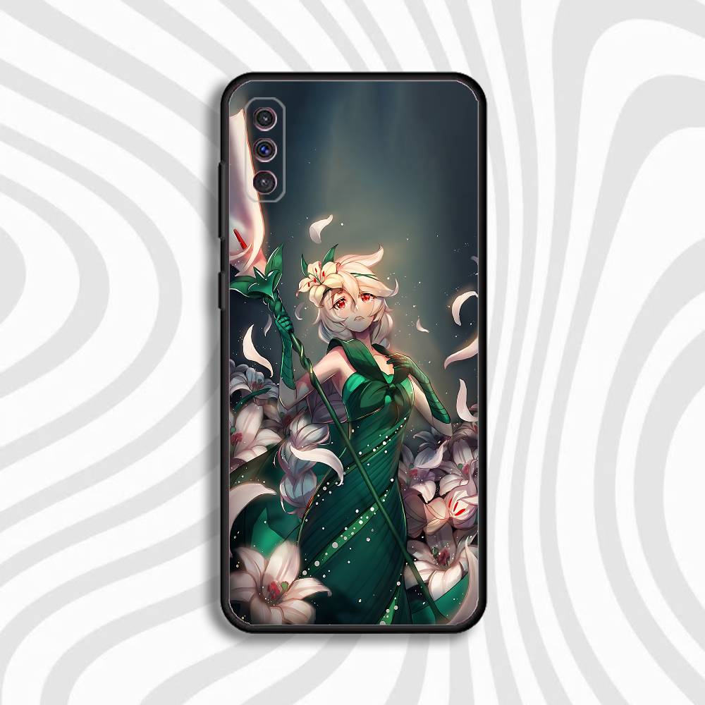 White Lily C-Cookie Phone Case For Samsung S10,S21,FE,S21 ,Note 20,10,S26,S25,S24,S23,Ultra,S22,Plus Soft Shell Funda