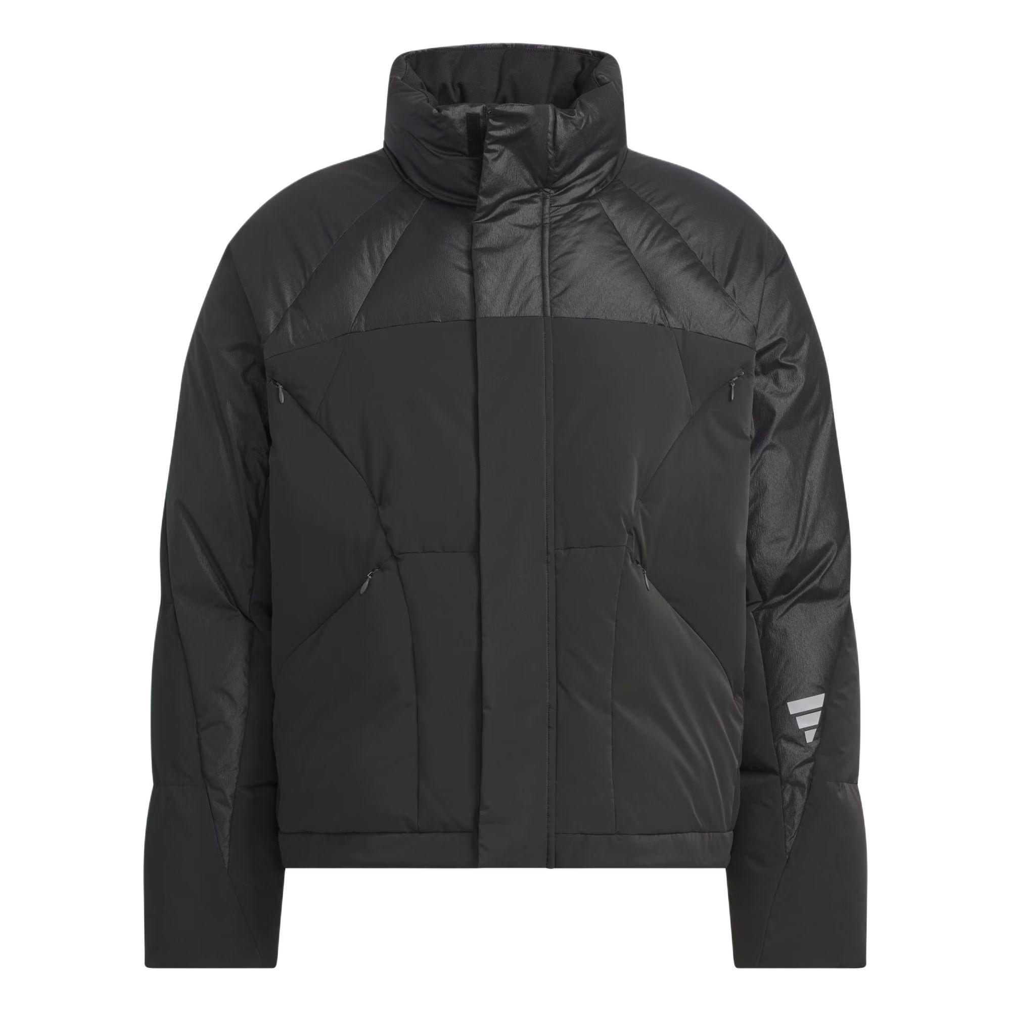 Adidas FOS FW25 Future Style Pioneer Теплая Свободная Куртка с Воротником-Стойкой на Утином Пуху 600 Fill Мужская Куртка KH1482 XL