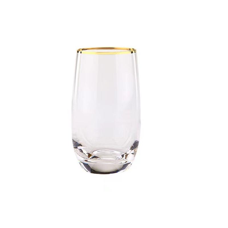 Wasserbecher aus Kristallglas, eiförmige Whiskygläser, perfektes Geschenk für Scotch-Liebhaber, Frühstücks-, Milch-, Saftbecher, Party-Barzubehör