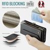 For Google Pixel 9 Pro XL 8Pro 7A Case with Pen Holder Slot, RFID Blocking Wallet Case with Card Holder Zipper Strap PU Leather