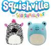 Stuffed Toy Squishmallow Frog Zebra Plush Doll Animal Pillow Gift Home Decor