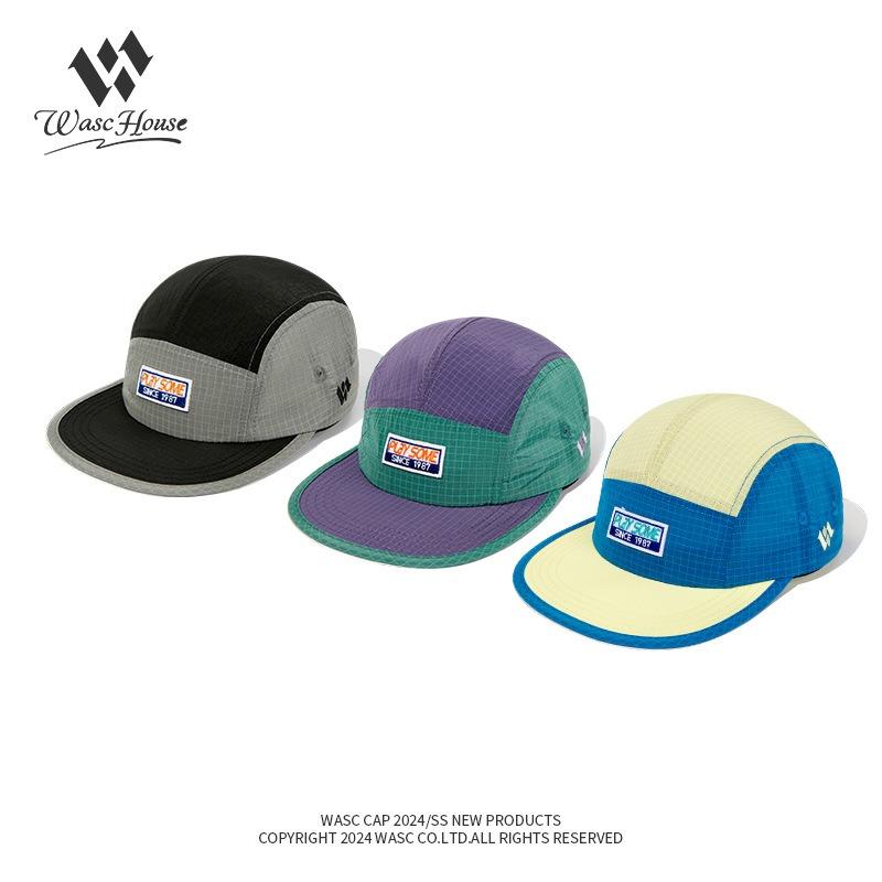 Summer outdoor flat-brimmed quick-drying cap men's and women's sunshade sunscreen skateboard hat street waterproof baseball hat