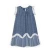 Girls' Sweet Plaid Vest Princess Dress