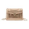 Serpenti Forever Series Calfskin Crossbody Bag, Shoulder Bag Women's Light Gold 293214