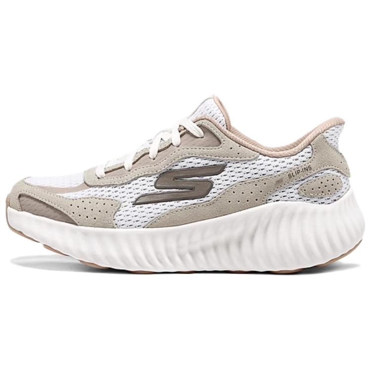 Skechers Go Series Модные Удобные Прочные Низкие Беговые Кроссовки Женские Кроссовки Коричневые 128647-NAT 35