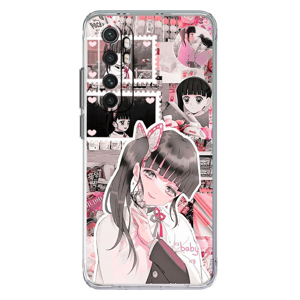 Kimetsu No Yaiba Anime Demon Slayer For Xiaomi Poco X3 NFC F3 M3 X4 M4 Pro 5G Phone Case Mi 11 Lite Ultra 11T 11X 12 11i Cover